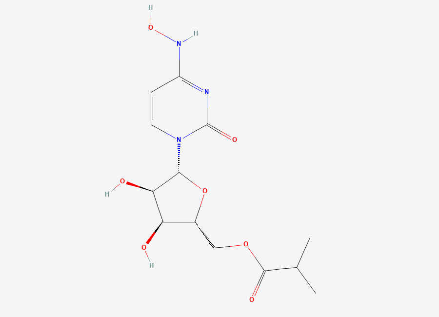 Two-dimensional chemical structure of Molnupiravir