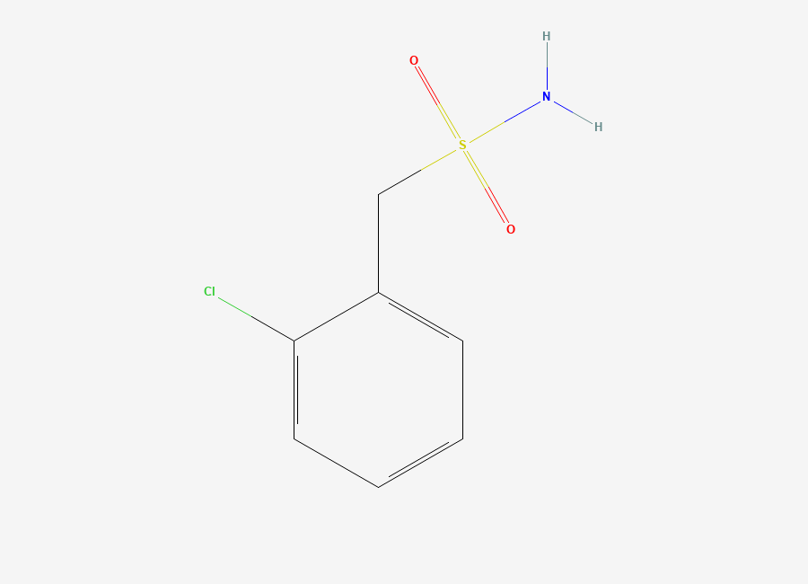 Two-dimensional chemical structure of 2-Chlorobenzylsulfonamide