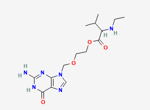 Two-dimensional chemical structure of Valaciclovir iMpurity D