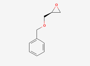 Two-dimensional chemical structure of (+)-Benzyl glycidyl ether