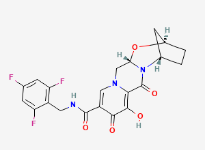 Two-dimensional chemical structure of Bictegravir Impurity 10(2R,5S,13aS)
