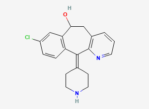Two-dimensional chemical structure of 6-Hydroxy Desloratadine (Mixture of Conformational Isomers), CAS 119410-05-8