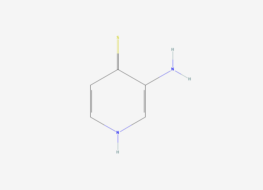 Two-dimensional chemical structure of 3-Aminopyridine-4-thiol