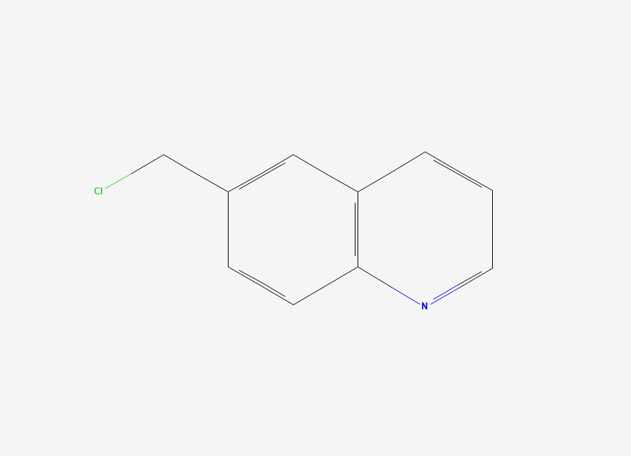Two-dimensional chemical structure of 6-(Chloromethyl)quinoline