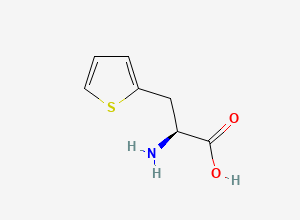 Two-dimensional chemical structure of beta-2-Thienyl-L-alanine