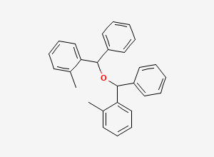 Two-dimensional chemical structure of Des(N,N-dimethylethanamine) Orphenadrine Dimer / 2-Methylbenzhydryl Ether, CAS 40673-52-7
