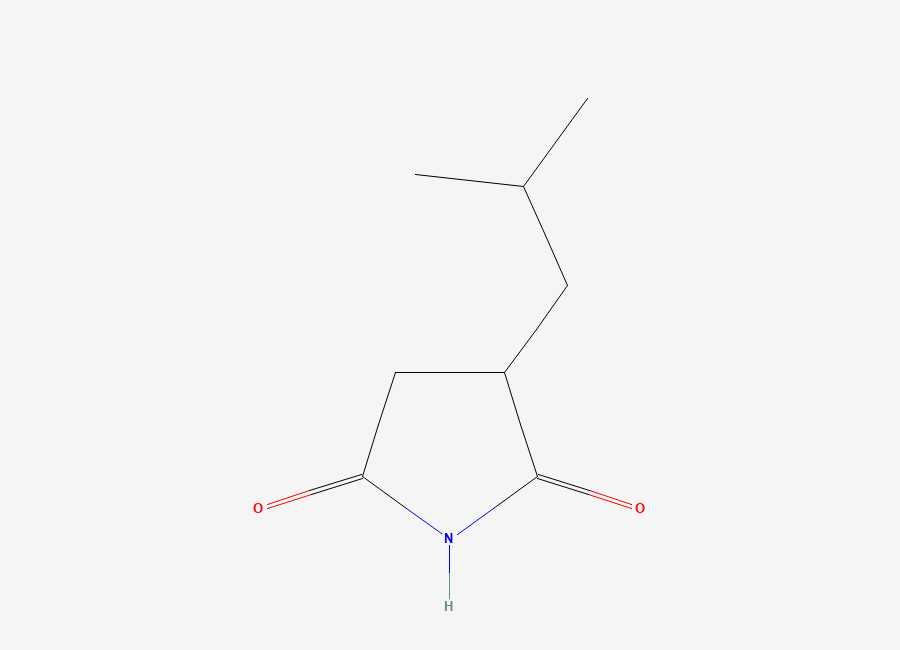 Two-dimensional chemical structure of Pregabalin Succinimide Impurity, CAS 164597-78-8