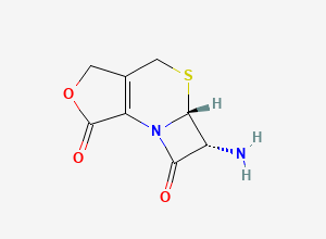 Two-dimensional chemical structure of Cephalosporin Lactone Impurity/ Desacetyl-7-ACA Lactone, CAS 184696-69-3