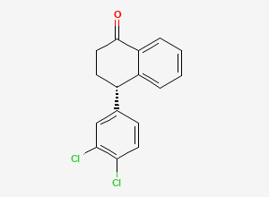 Two-dimensional chemical structure of Sertraline ketone