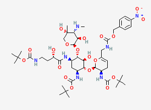 Two-dimensional chemical structure of Sisomicin Impurity 5