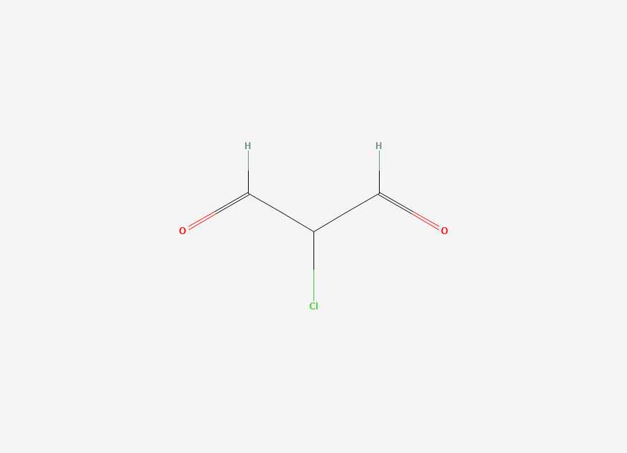 Two-dimensional chemical structure of Chloromalonaldehyde