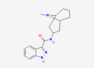 Two-dimensional chemical structure of Granisetron EP Impurity B, CAS 107007-95-4
