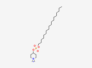 Two-dimensional chemical structure of Perifosine