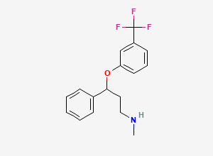 Two-dimensional chemical structure of Fluoxetine EP Impurity C/Fluoxetine Related Compound A, CAS 56161-72-9