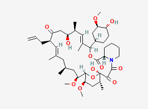 Two-dimensional chemical structure of Tacrolimus Impurity 2