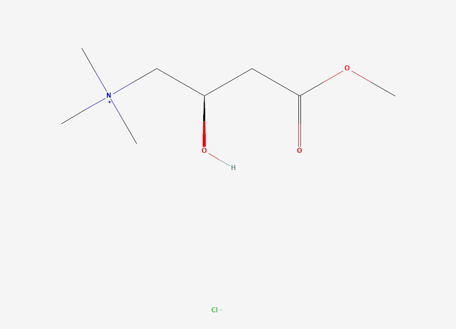 Two-dimensional chemical structure of Carnitine methyl ester chloride