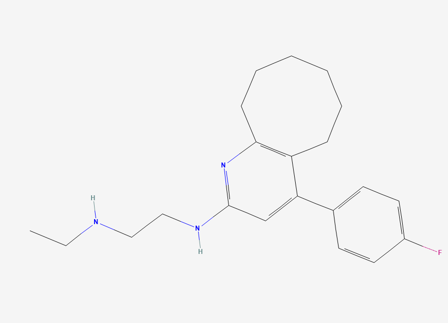 Two-dimensional chemical structure of Blonanserin Impurity L