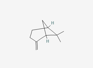 Two-dimensional chemical structure of Beta-Pinene