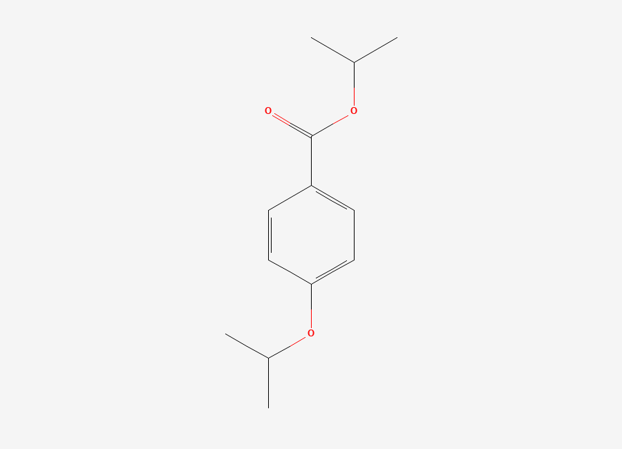 Two-dimensional chemical structure of Benzoic acid, 4-(1-methylethoxy)-, 1-methylethyl ester