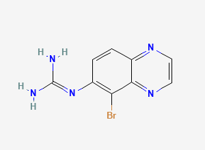 Two-dimensional chemical structure of Brimonidine EP Impurity E/ Brimonidine Related Compound E, CAS 168329-48-4