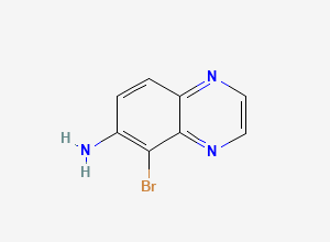 Two-dimensional chemical structure of Brimonidine EP Impurity B, CAS 50358-63-9