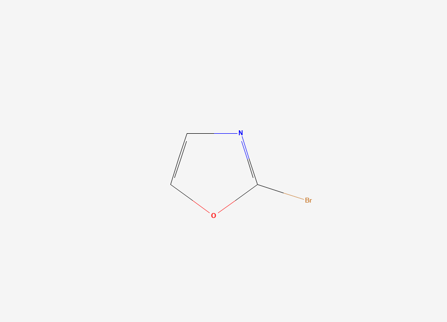 Two-dimensional chemical structure of 2-Bromo-1,3-oxazole