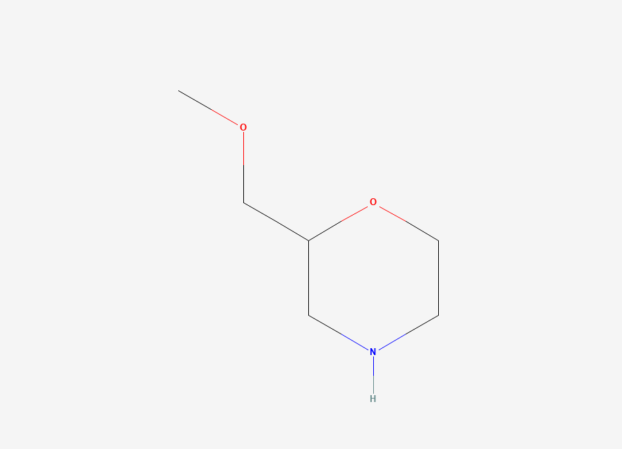 Two-dimensional chemical structure of 2-(Methoxymethyl)morpholine