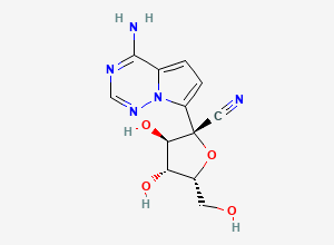 Two-dimensional chemical structure of Remdesivir O-Desphosphate Analogue
