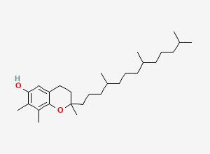 Two-dimensional chemical structure of Tocopherols, CAS 1406-66-2