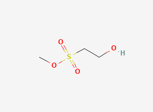 Two-dimensional chemical structure of Methyl 2-hydroxyethanesulfonate, CAS 81171-21-3
