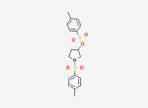 Two-dimensional chemical structure of Darifenacin Impurity (1-Tosyl-3-pyrrolidinol Tosylate), CAS 131912-34-0