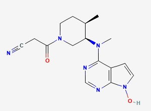 Two-dimensional chemical structure of CP-690550 N-Hydroxyl, CAS 2407039-29-4