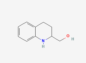 Two-dimensional chemical structure of (1,2,3,4-Tetrahydroquinolin-2-yl)methanol