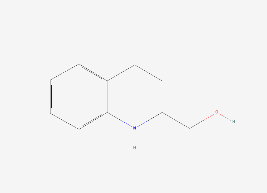 Two-dimensional chemical structure of (1,2,3,4-Tetrahydroquinolin-2-yl)methanol