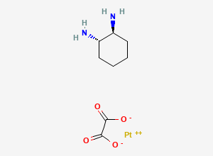 Two-dimensional chemical structure of Oxaliplatin, (S,S)-