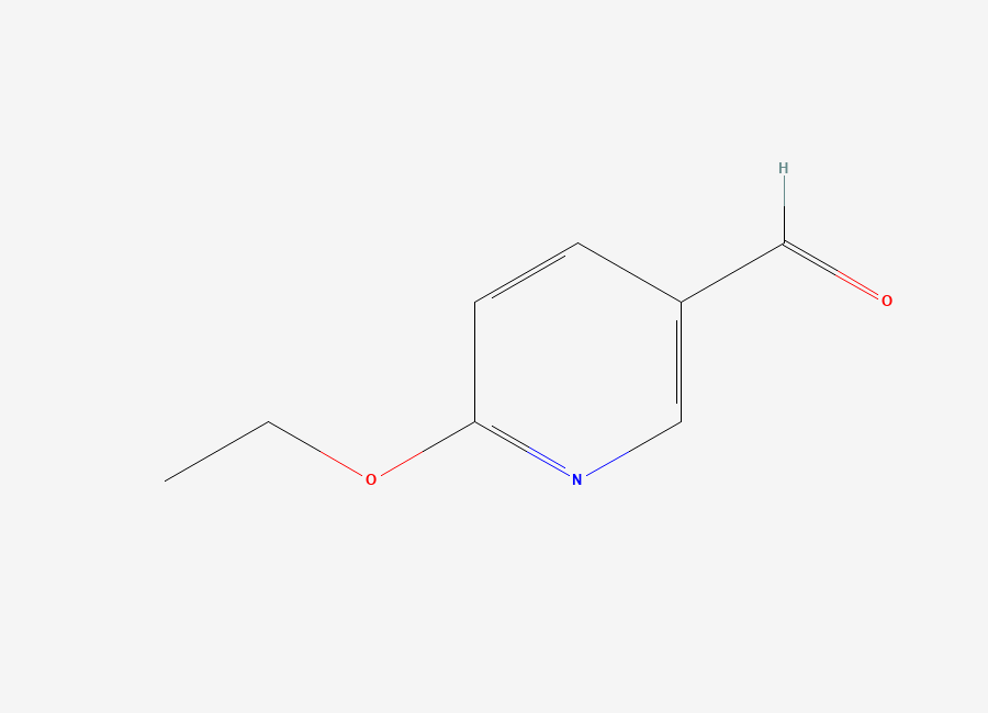 Two-dimensional chemical structure of 6-Ethoxynicotinaldehyde