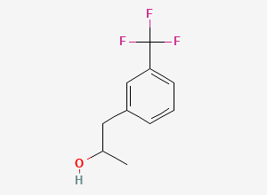 Two-dimensional chemical structure of Fenfluramine Alcohol Impurity, CAS 621-45-4