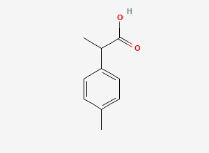 Two-dimensional chemical structure of Ibuprofen EP Impurity D, CAS 938-94-3