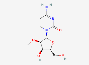 Two-dimensional chemical structure of 2'-O-Methylcytidine