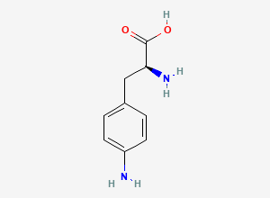 Two-dimensional chemical structure of 4-Aminophenylalanine