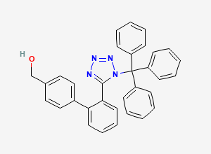 Two-dimensional chemical structure of Candesartan Hydroxy N2-Trityl Impurity/ Irbesartan Hydroxy N2-Trityl Impurity/ Losartan Hydroxy N2-Trityl Impurity, CAS 154709-18-9