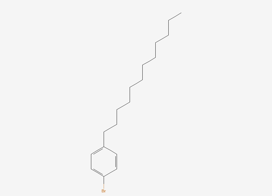 Two-dimensional chemical structure of 1-Bromo-4-dodecylbenzene