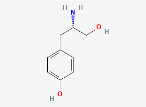 Two-dimensional chemical structure of Tyrosinol
