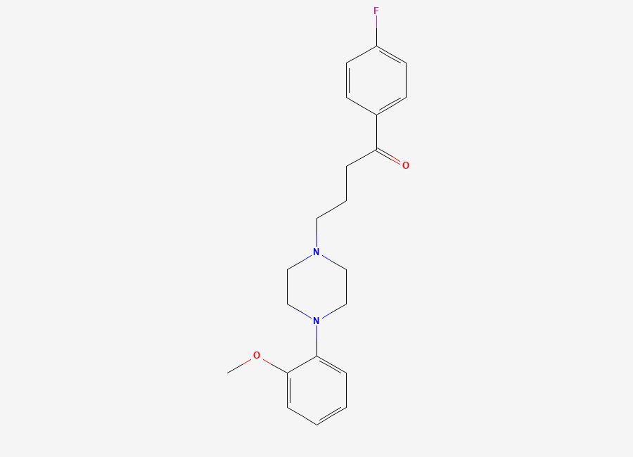 Two-dimensional chemical structure of Fluanisone, CAS 1480-19-9