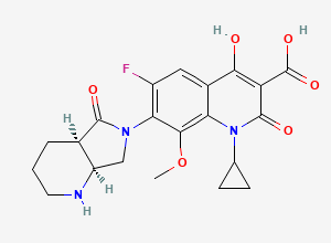 Two-dimensional chemical structure of Moxifloxacin Impurity RC-4