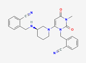 Two-dimensional chemical structure of Alogliptin Related Compound 10, CAS 2749424-28-8