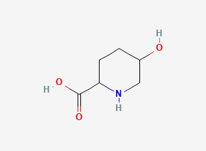 Two-dimensional chemical structure of 5-Hydroxypipecolic acid