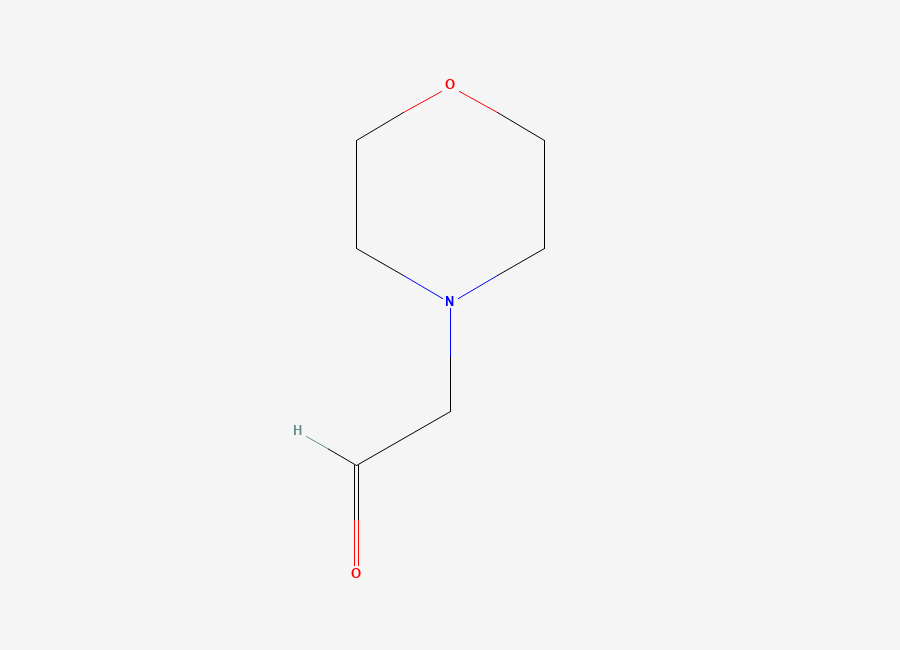 Two-dimensional chemical structure of 2-Morpholinoacetaldehyde