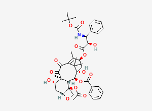 Two-dimensional chemical structure of Docetaxel EP Impurity B / 10-Deoxy-10-OxoDocetaxel, CAS 167074-97-7