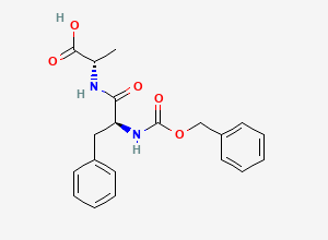 Two-dimensional chemical structure of N-Benzyloxycarbonylphenylalanylalanine